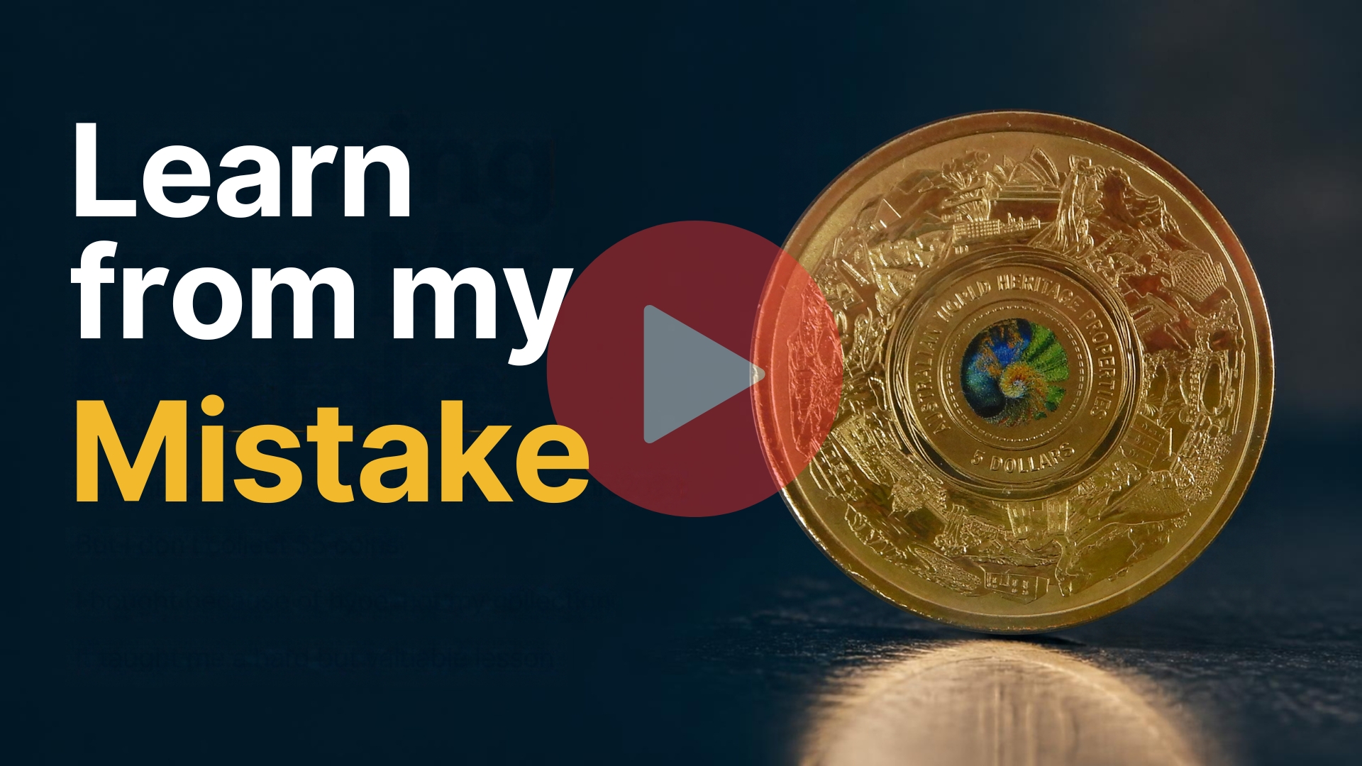 Learn from my mistakes - build your categories